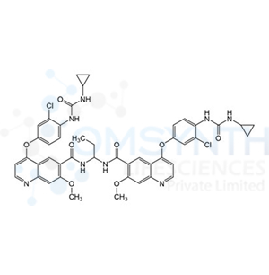 N,N'-(Propane-1,1-diyl)bis(4-(3-chloro-4-(3-cyclopropylureido)phenoxy)-7-methoxyquinoline-6-carboxamide)