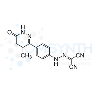 (4-(4-Methyl-6-oxo-1,4,5,6-tetrahydropyridazin-3-yl)phenyl)carbonohydrazonoyl dicyanide