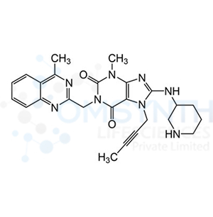 7-(But-2-yn-1-yl)-3-methyl-1-((4-methylquinazolin-2-yl)methyl)-8-(piperidin-3-ylamino)-3,7-dihydro-1H-purine-2,6-dione