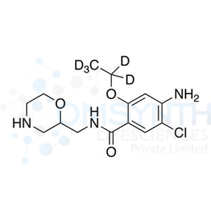 Des-4-fluorobenzyl Mosapride-d5