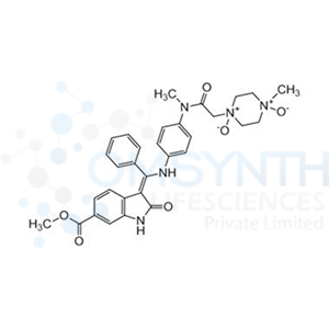(Z)-1-(2-((4-(((6-(Methoxycarbonyl)-2-oxoindolin-3-ylidene)(phenyl)methyl)amino)phenyl)(methyl)amino)-2-oxoethyl)-4-methylpiperazine 1,4-dioxide