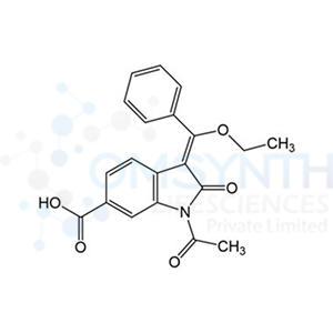 (Z)-1-Acetyl-3-(ethoxy(phenyl)methylene)-2-oxoindoline-6-carboxylic Acid