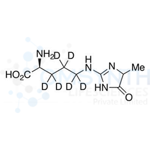 N5-(5-Hydro-5-methyl-4-imidazolon-2-yl) L-Ornithine-d6