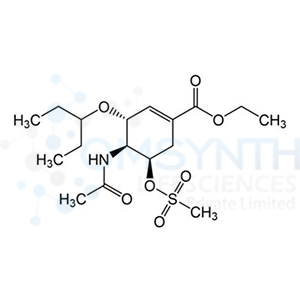 Ethyl (3R,4S,5R)-4-acetamido-5-((methylsulfonyl)oxy)-3-(pentan-3-yloxy)cyclohex-1-ene-1-carboxylate