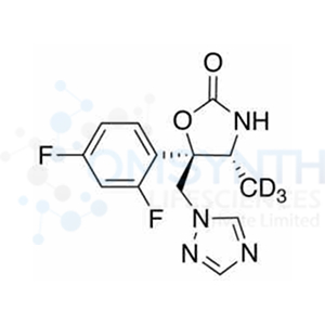 (4R,5R)-5-(2,4-Difluorophenyl)-4-methyl-5-(1H-1,2,4-triazol-1-ylmethyl)-2-oxazolidinone-d3