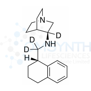 (3S)-N-[[(1S)-1,2,3,4-Tetrahydro-1-naphthalenyl]methyl]-1-azabicyclo[2.2.2]octan-3-amine-d3