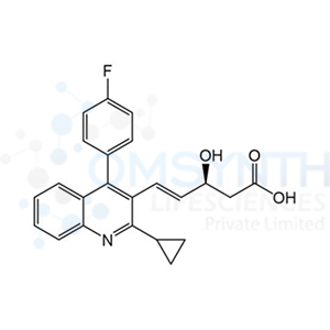 (S,E)-5-(2-Cyclopropyl-4-(4-fluorophenyl)quinolin-3-yl)-3-hydroxypent-4-enoic Acid