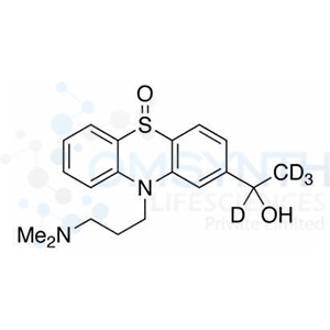 2-(1-Hydroxyethyl) Promazine-d4 Sulfoxide