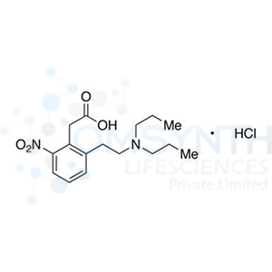 2-[2-(Dipropylamino)ethyl]-6-nitrophenyl Acetic Acid Hydrochloride