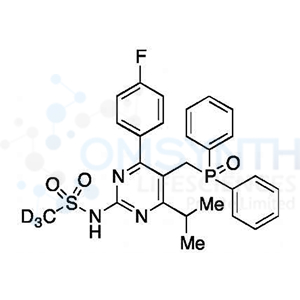 De((3,5-dihydroxyhept-6-enoic Acid)N-methyl) Diphenylphosphinyl Rosuvastatin-d3