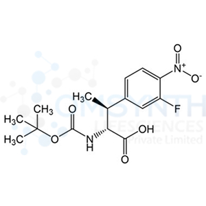 (2R,3S)-2-((tert-Butoxycarbonyl)amino)-3-(3-fluoro-4-nitrophenyl)butanoic Acid