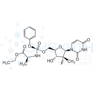 (S)-Ethyl 2-(((S)-(((2R,3R,4R,5R)-5-(2,4-dioxo-3,4-dihydropyrimidin-1(2H)-yl)-4-fluoro-3-hydroxy-4-methyltetrahydrofuran-2-yl)methoxy)(phenoxy)phosphoryl)amino)propanoate;