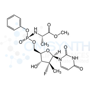 Methyl ((S)-(((2R,3R,4R,5R)-5-(2,4-dioxo-3,4-dihydropyrimidin-1(2H)-yl)-4-fluoro-3-hydroxy-4-methyltetrahydrofuran-2-yl)methoxy)(phenoxy)phosphoryl)-L-alaninate