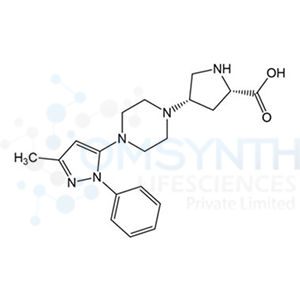 (2S,4S)-4-(4-(3-Methyl-1-phenyl-1H-pyrazol-5-yl)piperazin-1-yl)pyrrolidine-2-carboxylic acid