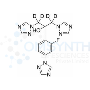 4-Defluoro-4-(1H-1,2,4-triazol-1-yl) Fluconazole-d4
