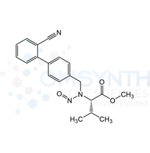 Methyl N-((2'-cyano-[1,1'-biphenyl]-4-yl)methyl)-N-nitroso-L-valinate