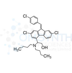 2-(Dibutylamino)-2-[(9Z)-2,7-dichloro-9-[(4-chlorophenyl)methylidene]fluoren-4-yl]ethanol